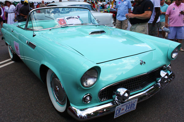 1955 Ford t-bird - 2 top convertible - uruguay #2