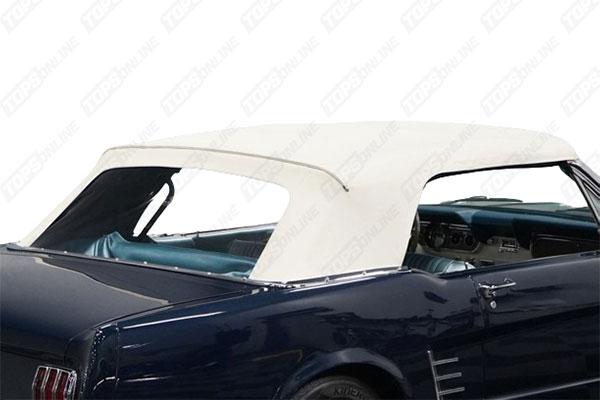 フォードマスタングコンバーチブルソフトトップの交換とプラスチック窓1964-1966ブラックFord mustang Convertible Soft Top Replacement