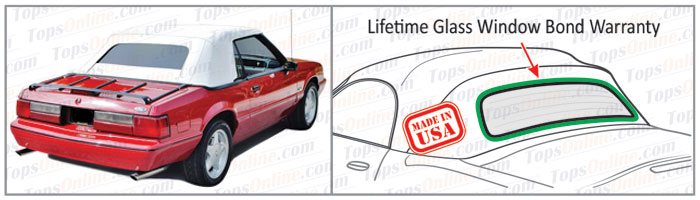 1991 thru 1993 Ford Mustang (GLX, GT, LX) - Convertible Tops And ...